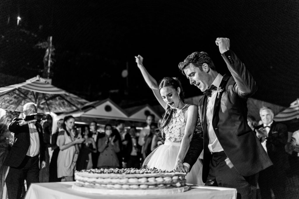 capri wedding Italian cake millefeuille